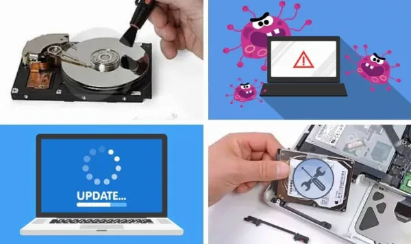 Cách khắc phục tiếng kêu cạch cạch phát ra từ ổ cứng