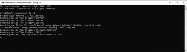 Dọn dẹp thiết bị mạng