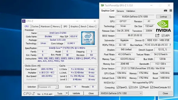Dấu Hiệu Nhận Biết và Khắc Phục Lỗi Card Màn Hình Laptop 5 Giao diện phần mềm GPU-Z