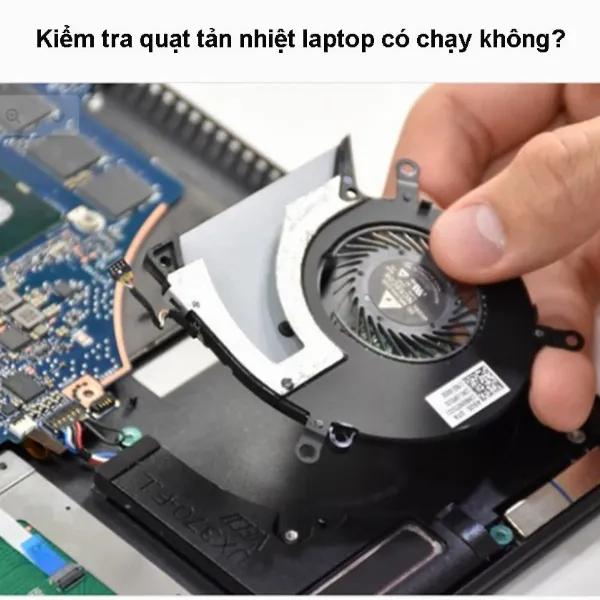 Kiểm tra quạt laptop