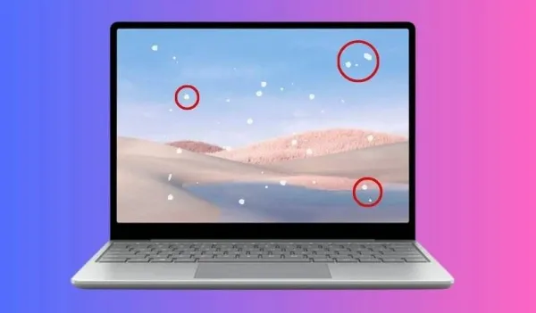 Màn hình laptop bị đốm sáng (Ảnh 3)