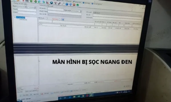 Màn Hình Laptop Bị Sọc: Nguyên Nhân và Cách Khắc Phục 3 Màn hình laptop bị sọc ngang đen