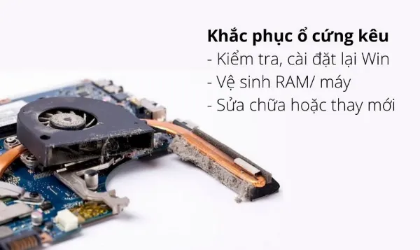 Ổ cứng kêu tạch tạch - khắc phục hay phải thay mới?