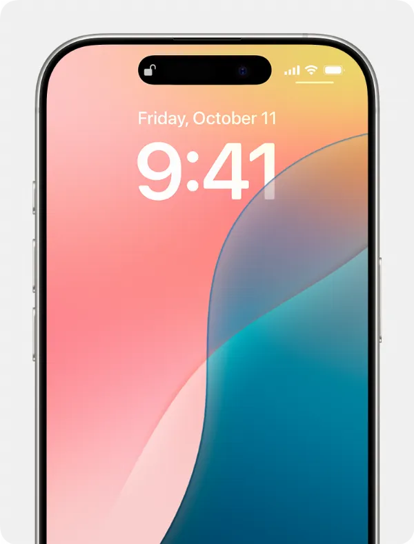 Sử dụng Face ID trên iPhone.