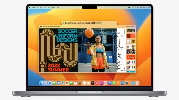   Tính năng Quick Look được tích hợp trong Spotlight trên macOS Ventura giúp xem trước nội dung tệp