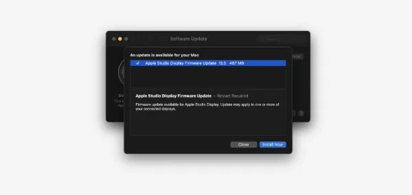 Apple Studio Display Firmware Update - khắc phục lỗi webcam
