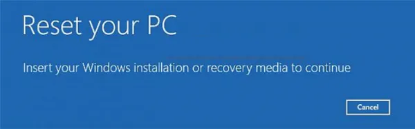 Cách reset Win 10 không cần Boot USB hay đĩa CD + Bước 5