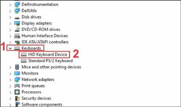 Cập Nhật Driver Bàn Phím Bước 2