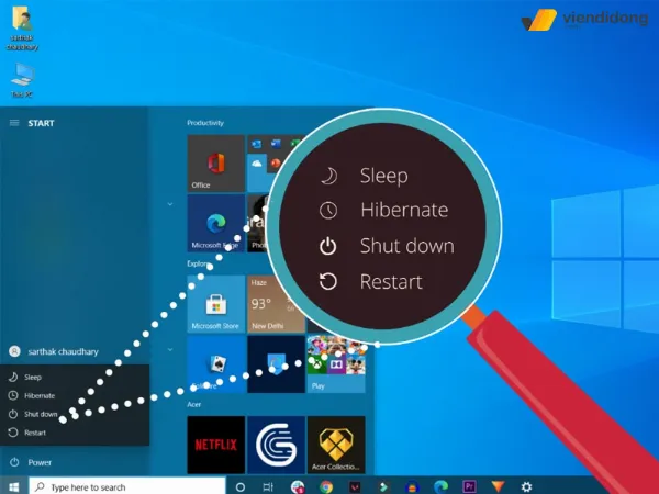 Chế độ ngủ đông làm tiêu hao năng lượng pin