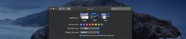 Chế độ tối (Dark Mode) trên macOS