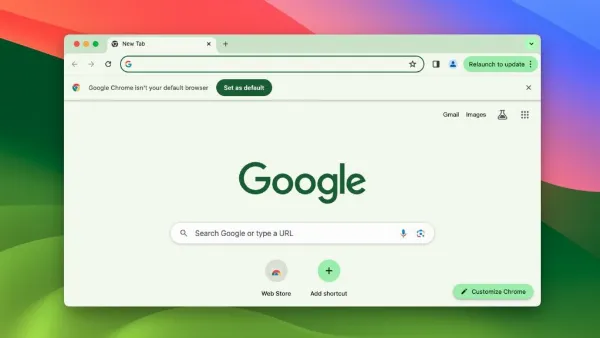 đặt Google Chrome làm trình duyệt mặc định trên macOS Sonoma