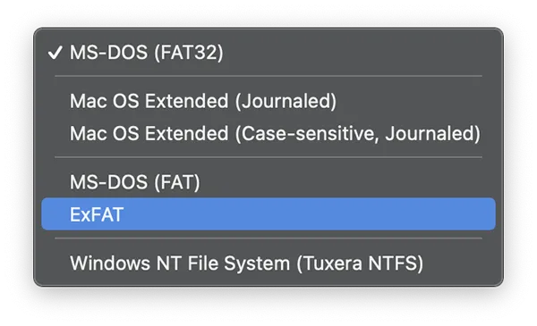 dinh dang format usb macos 346ca973