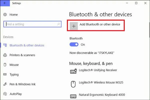 Do chưa bật bluetooth cho máy tính hoặc loa