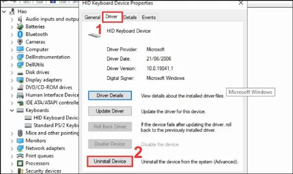 Gỡ Bỏ Driver Bước 3