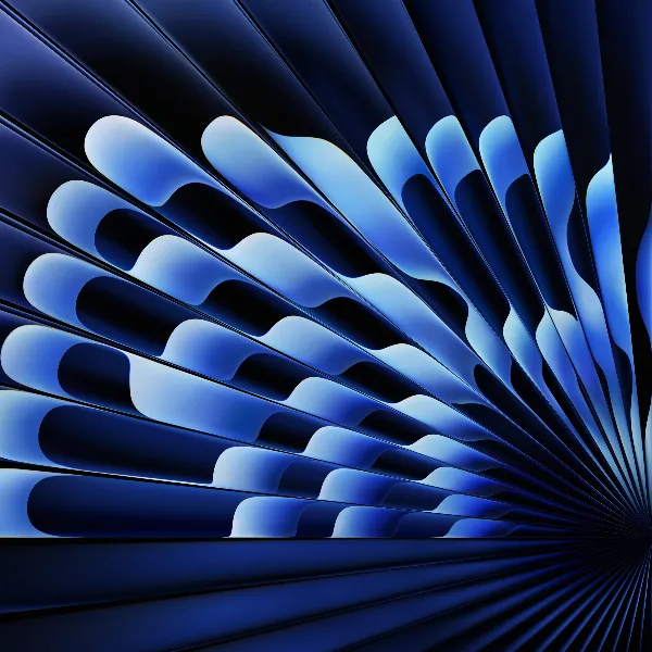 Hình nền MacBook Air 15-inch phiên bản màu Midnight (Xanh Đen) sang trọng