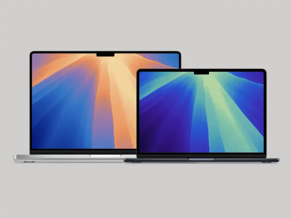 Hình nền macOS Sequoia phiên bản sáng và tối