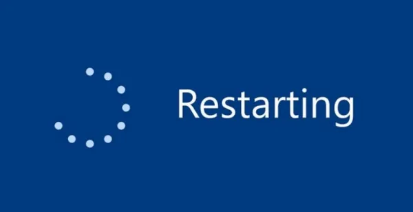 Khởi động lại máy tính