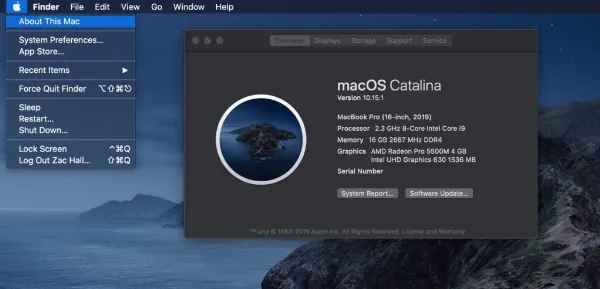 Kiểm tra phiên bản macOS trên máy Mac