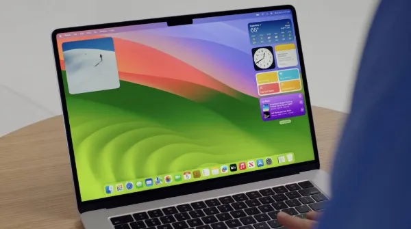 macOS Sonoma có tính năng gì mới? 1 macOS Sonoma mang các tiện ích lên màn hình nền