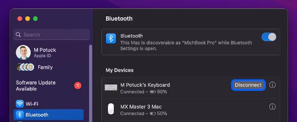 5 mẹo và thủ thuật sửa lỗi Bluetooth trên Mac 2 Mô tả cách ngắt kết nối thiết bị Bluetooth trên máy Mac