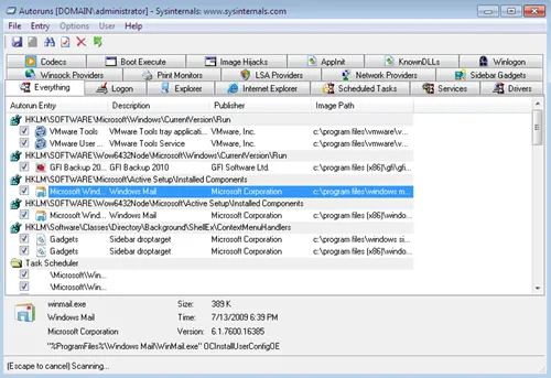 Sử dụng công cụ chuyên dụng để phát hiện các ứng dụng ẩn tự động cài đặt trên máy tính