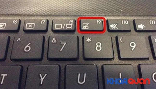 Tắt touchpad bằng phím tắt để tránh xung đột