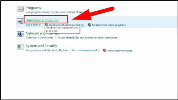 Tiếp theo bạn chọn bước Hardware and Sound