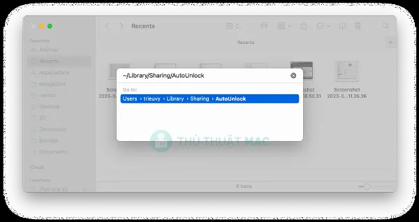 Truy Cập Thư Mục AutoUnlock
