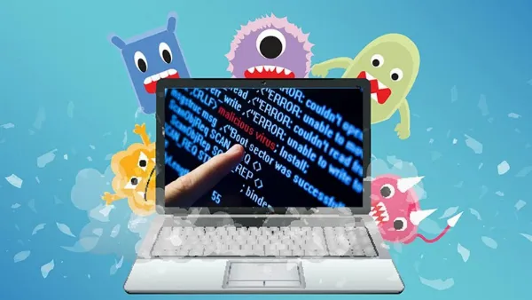 Virus máy tính gây liệt bàn phím laptop