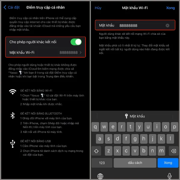Cách phát 3G, 4G, 5G trên iPhone cực đơn giản, giúp bạn có thể chia sẻ internet với các thiết bị khác 2 3 c4cc
