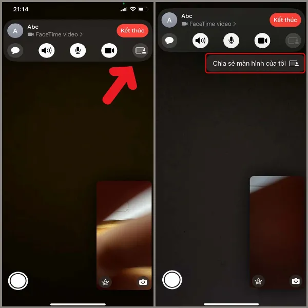 alt: Chia sẻ màn hình với SharePlay