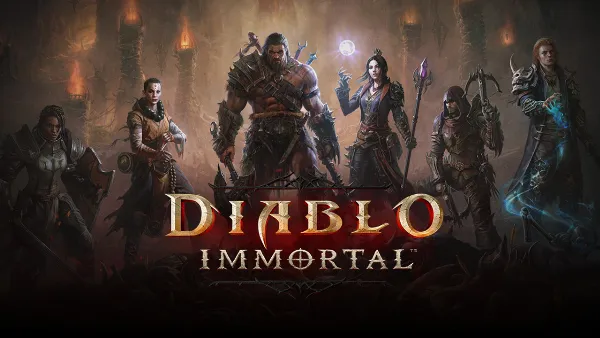 alt: Giao diện chính của game Diablo Immortal trên iPhone