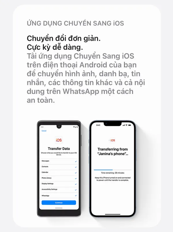 Chuyển sang dùng iPhone quá dễ dàng, xem ngay để biết những lợi ích vượt trội mà bạn sẽ có được 4 alt: Giao diện màn hình chính của iPhone với các biểu tượng ứng dụng được sắp xếp gọn gàng, thể hiện sự đơn giản và tinh tế của iOS