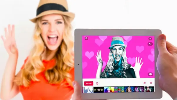 alt: Giao diện Video Star hiển thị kho hiệu ứng phong phú, đa dạng