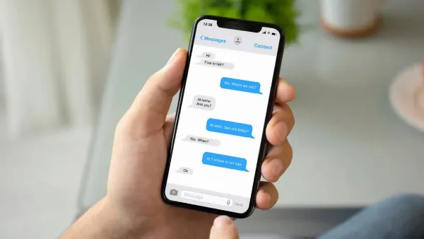 alt: Hình ảnh minh họa tin nhắn không được gửi khi bị chặn trên iPhone