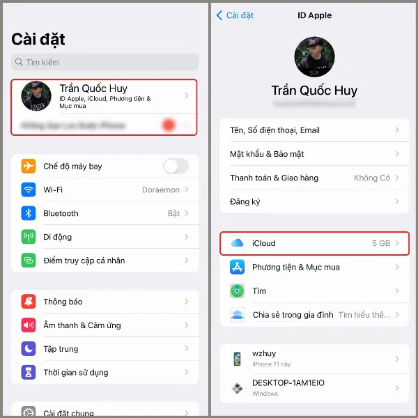 alt: Hướng dẫn bật Tin nhắn trong iCloud