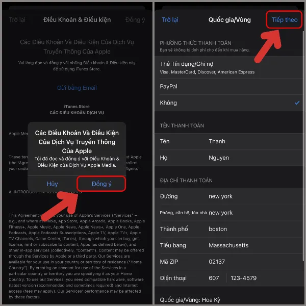 Cách đổi mã vùng iPhone để bạn tải các ứng dụng yêu thích nhưng chưa hỗ trợ tại Việt Nam siêu dễ dàng 5 alt: Hướng dẫn điền thông tin địa chỉ Hoa Kỳ để hoàn tất chuyển vùng iPhone