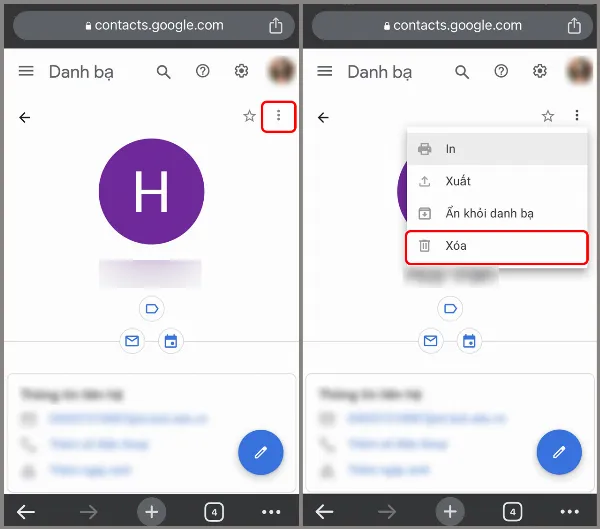 alt: Hướng dẫn xóa liên hệ khỏi danh bạ Mail