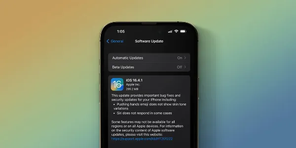 alt: Người dùng nên cập nhật iOS 16.4.1 để sửa lỗi và tăng cường bảo mật