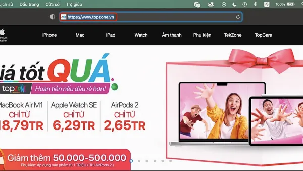 alt: Sao chép URL từ thanh địa chỉ của trình duyệt web