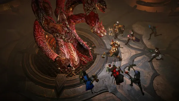 alt: Tính năng tổ đội trong Diablo Immortal