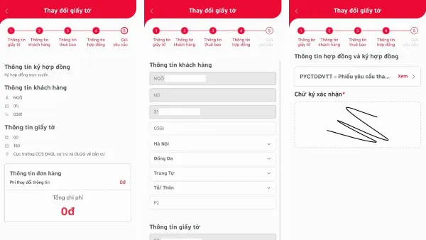 alt: Xác nhận thông tin và hoàn tất đăng ký SIM Viettel chính chủ online