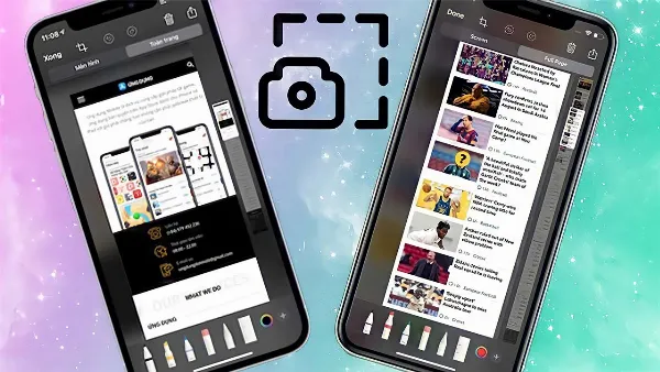 Ảnh chụp màn hình hướng dẫn cách chụp ảnh màn hình toàn trang web trên iPhone