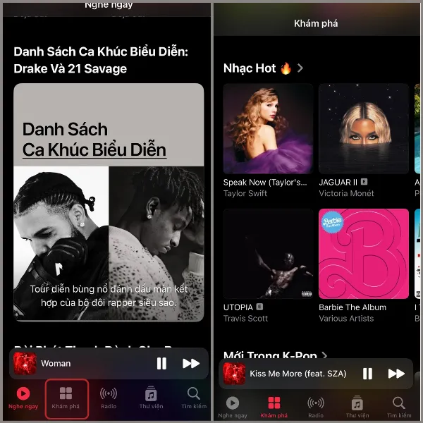 Apple Music đề xuất âm nhạc dựa trên sở thích của người dùng