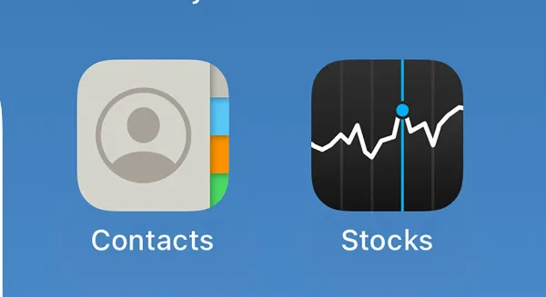 Biểu tượng mới của ứng dụng Chứng khoán trên iOS 18 Beta 4, thiết kế hiện đại và dễ nhận biết