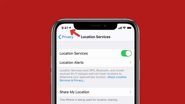 Ý nghĩa thanh trạng thái iPhone bạn biết chưa? Xem để biết ý nghĩa các biểu tượng trạng thái trên iPhone 9 Biểu tượng mũi tên hiển thị trạng thái sử dụng dịch vụ định vị của ứng dụng