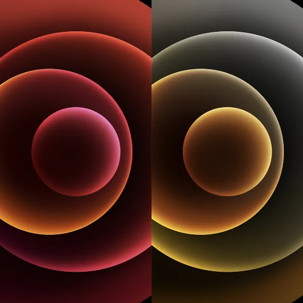 Bộ sưu tập hình nền đầy màu sắc cho dòng iPhone 12