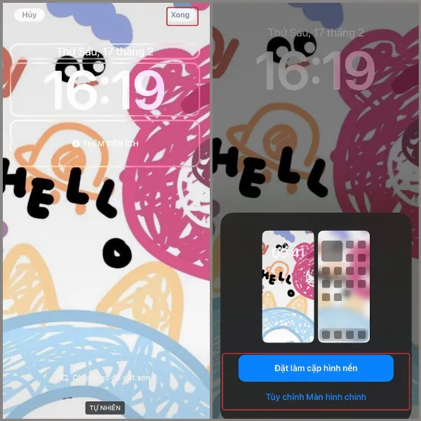 Các bước tùy chỉnh và thiết lập hình nền trên iPhone 12