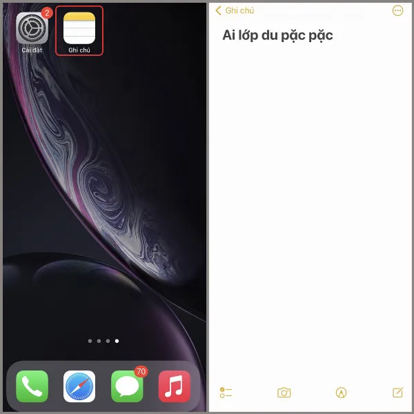 cách gửi tin nhắn bí mật trên iphone