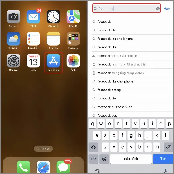 cach tai facebook cho ios 3